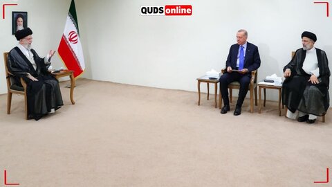 اردوغان با رهبر انقلاب دیدار کرد