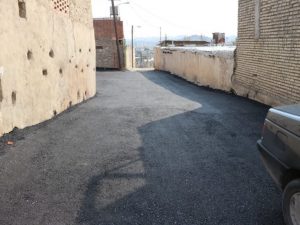 عملیات زیر سازی و روکش آسفالت منطقه باغ ملی (جاده خرمن)