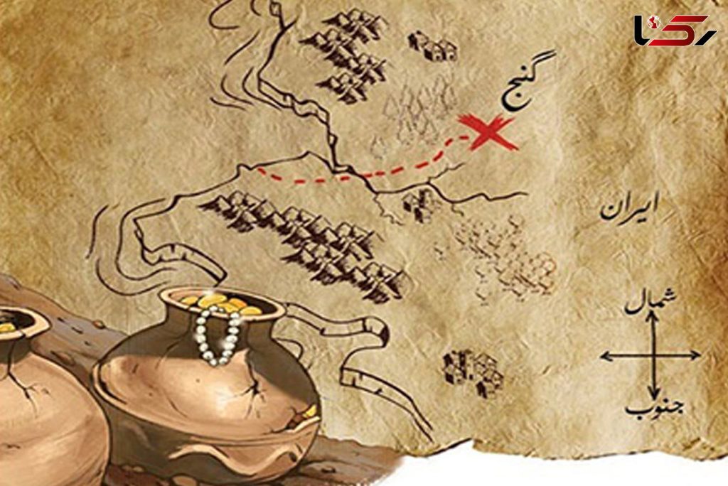 نقشه گنج مردان گنج یاب را به مسجد سلیمان کشاند / بوی گنج همه جا پیچید