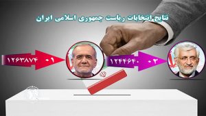 نتایج اولین اعلام رسمیِ شمارش آرا؛ پزشکیان ۱۲۶۳۸۷۴ رای