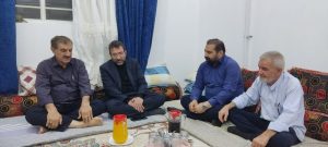 به مناسبت سالروز ورود آزادگان به کشور  دیدار فرماندار شهرستان مسجدسلیمان با آزاده جانباز حیات کاظمی