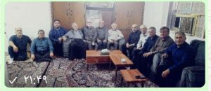 دیدار جمعی از پیشکسوتان وفعالین فرهنگی،اجتماعی با راه علی قنبری بیرگانی آزاده وجانباز دفاع مقدس