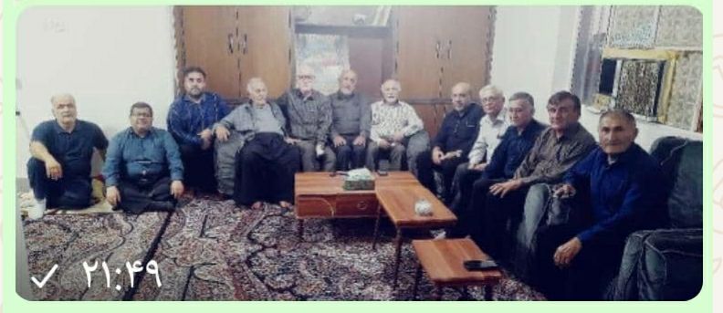 دیدار جمعی از پیشکسوتان وفعالین فرهنگی،اجتماعی با راه علی قنبری بیرگانی آزاده وجانباز دفاع مقدس