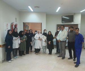 به مناسبت هفته دولت وسالروز شهادت شهیدان رجایی وباهنر وروزپزشک ازپرسنل بیمارستان ۲۲بهمن تجلیل به عمل آمد