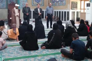 آیین اهدا ۱۵۰ کیف و لوازم تحریر دانش آموزان کم برخوردار زندانیان مسجدسلیمان