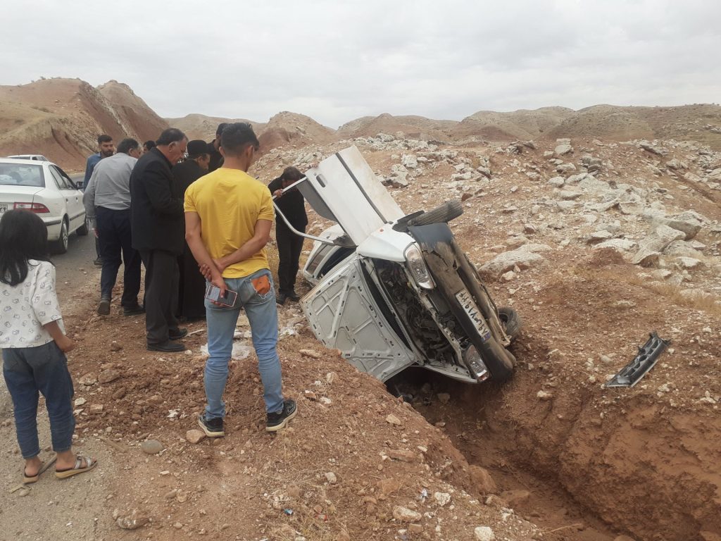 واژگونی خودرو پراید در مسیر مسجدسلیمان به تل بزان یک مصدوم برجای گذاشت