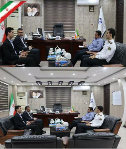 جلسه پیمان مولایی فرماندار مسجدسلیمان با مدیرکل ورزش و جوانان استان خوزستان در خصوص مشکلات حوزه ورزش شهرستان