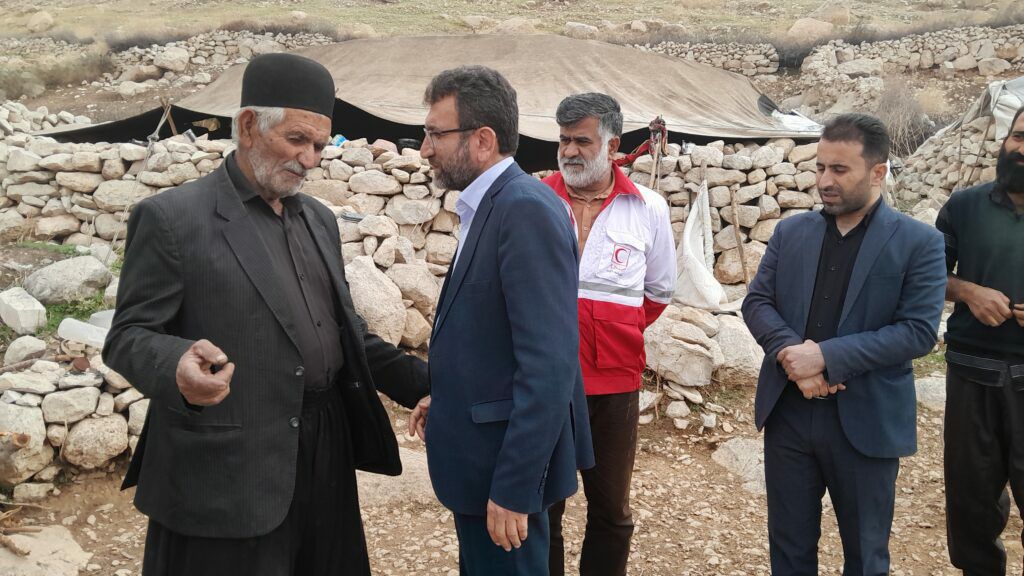حضور فرماندار شهرستان مسجدسلیمان در برخی مناطق عشایری گلگیر