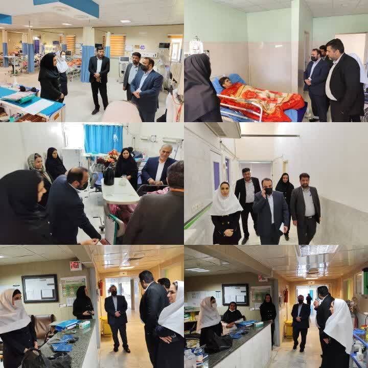بازدید نوروزی دادستان شهرستان ایذه از بیمارستان شهدای ایذه