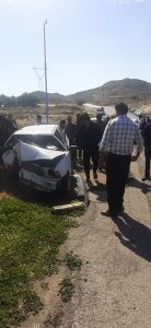 حوادث رانندگی وتصادفات پی در پی در جاده تل بزان به شهر ادامه دارد