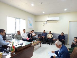 جلسه هماهنگی قرارگاه محرومیت زدایی با حضور شهردار عنبر