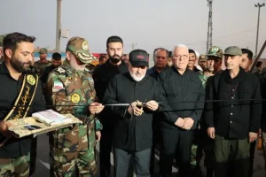 بیمارستان صحرایی مجهز در مرز چذابه با حضور استاندار خوزستان راه‌اندازی شد